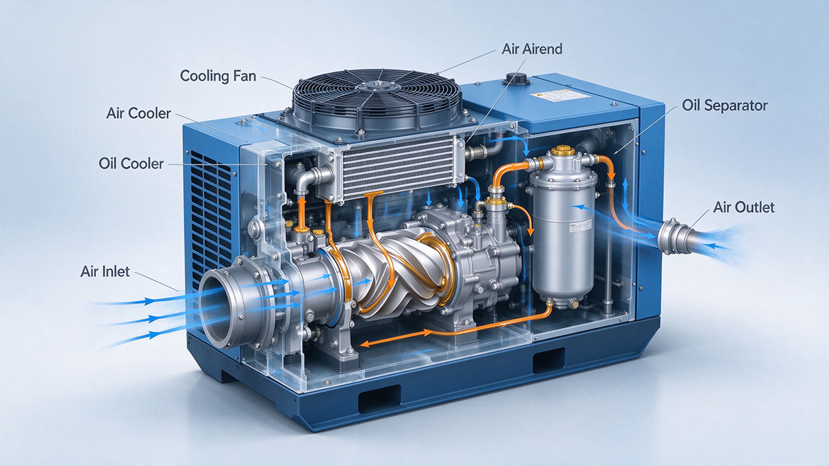 air-cooled-working-principle